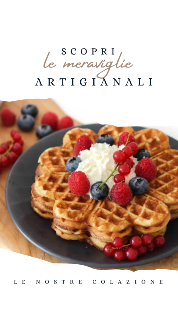 Pancake e waffle freschi per colazione a Montesarchio